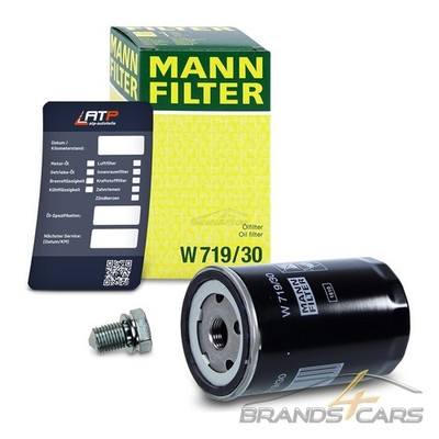 MANN ÖLFILTER+ÖLABLASS-SCHRAUBE FÜR AUDI 100 C4 4A 2.0 80 B3 2.0 BJ 90-91