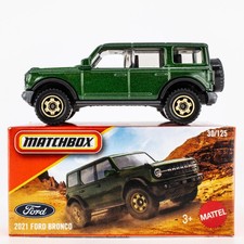 2025 Matchbox Power Grabs 30 2021 Ford Bronco Eruption Green Fsb