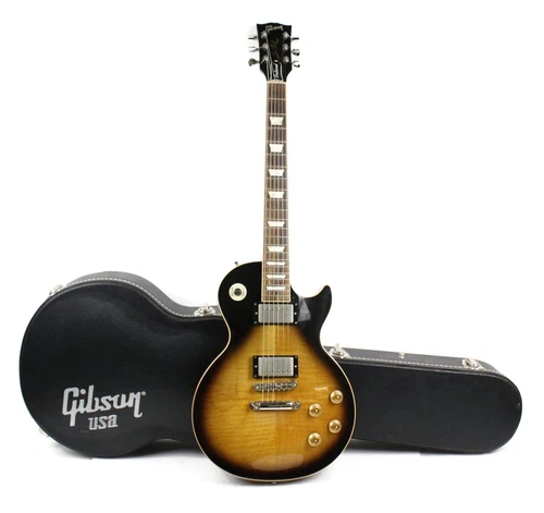 Gibson Les Paul Standard Guitar in Hard Case - Tobacco Sunburst, SN 170009512