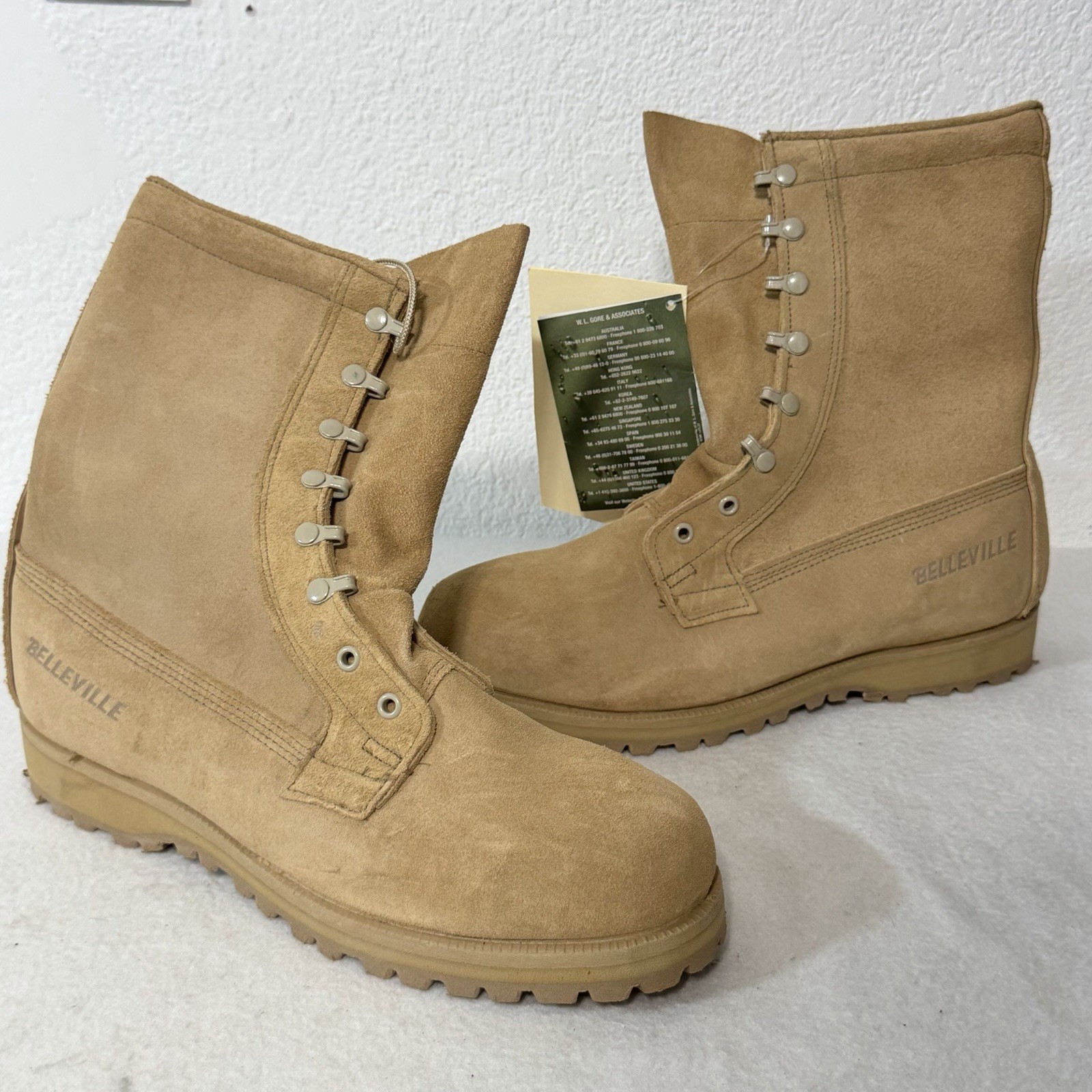 Belleville ICWT Gore-Tex Vibram Military Boots Men's 11 R Intermediate Cold Wet