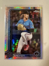 Max Meyer 2025 Topps Chrome Update USC183 Miami Marlins