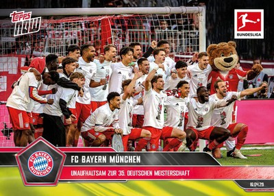 Topps NOW Bundesliga 2025/2026 - Card 177  - FC Bayern München Meisterschaft