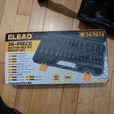 Elead 36 Piece Master Hex Bit Socket Set