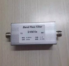 24MHz BPF Band Pass Filter Shortwave High Isolation Degree Filter 200W