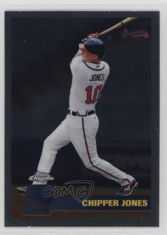 2011 Topps Chrome Vintage Chrome Chipper Jones #VC2 HOF 7u1