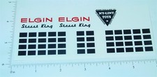 Nylint Elgin Street Sweeper Sticker Set NY-076