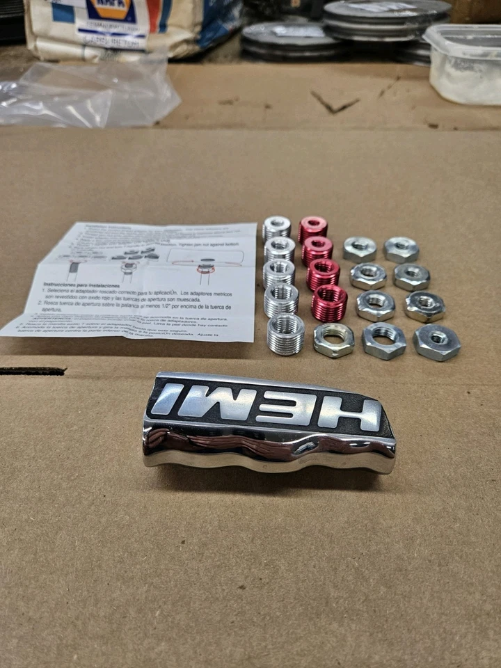 HEMI T Mango Aluminio Perilla de Cambio MOPAR 4 Velocidades 426 18 Spline Scat Pack R/T Foto 4 de 4