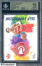 2023-24 Panini Court Kings Self Expression Sapphire Trae Young Hawks /25 BGS 10