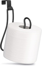 Over the Tank Toilet Paper Holder Black, Toilet Paper Holder, Toilet Paper Roll