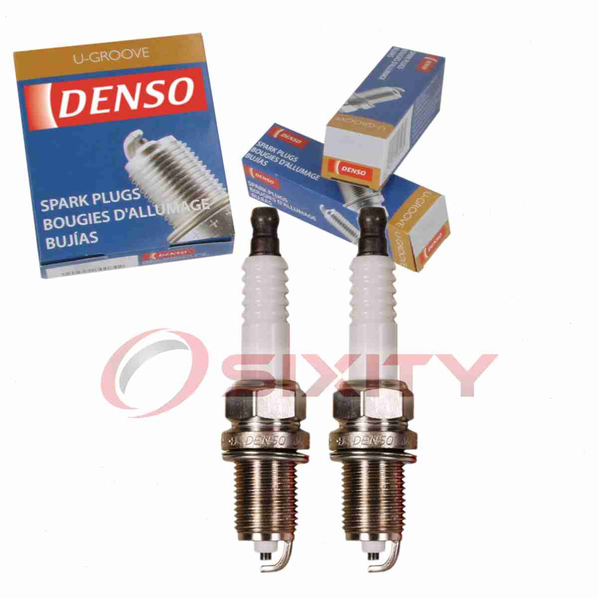 2 pc DENSO 3183 Standard U-Groove Spark Plugs for Q14R-U11 3926 1086 ub