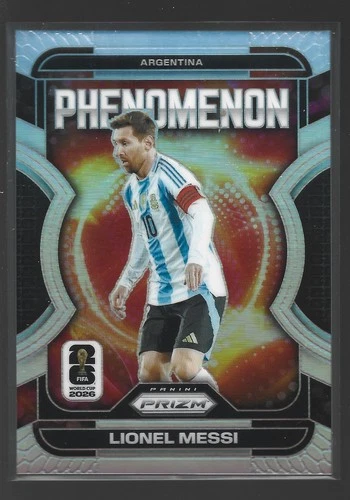 World Cup Lionel Messi 2026 Panini Prizm World Cup Lionel Messi Silver Prizm