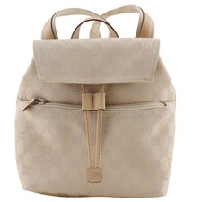 GUCCI Backpack Backpack Daypack 003.0242 beige GG canvas Women