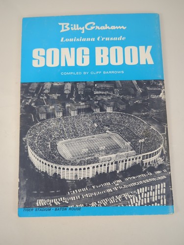 1969 Billy Graham Crusade Songbook Tiger Stadium Baton Rouge Louisiana - Picture 3 of 6