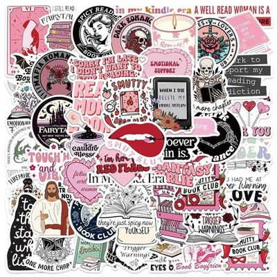   Smut Bookish Stickers   100PCS Aesthetic Dark Romance Stickers