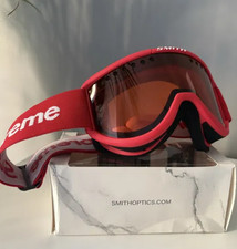 New Supreme x Smith Ski Snowboard Goggles Red Off-Road ATV Dirt Bike FW15 US