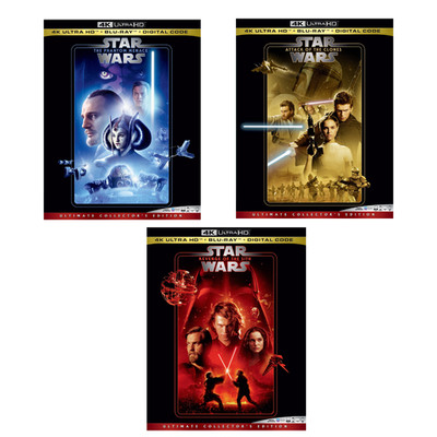 Star Wars Prequel Trilogy (4K) New