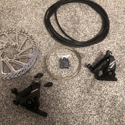 Ride Rever MCX-2 Flat Mount mechanische Scheibenbremssättel Seile, Scheibenrotoren