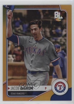 2023 Topps Big League Wrapper Redemption Gold Foil 35/50 Jacob deGrom 1rv0