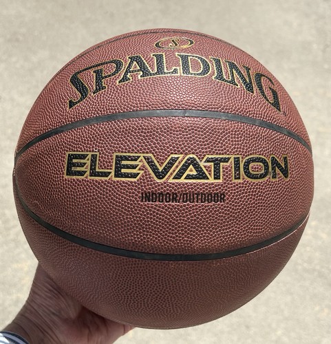 Spalding Elevation Basketball Ball Composite Leather Brown 29.5" Official Size 7 - Picture 2 of 6
