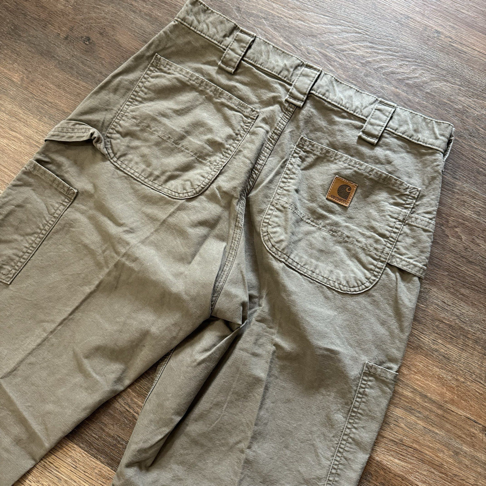 Carhartt Mens Carpenter Pants Dungaree Fit B151 LBR 32x30 Work Grunge Skater thumbnail 7