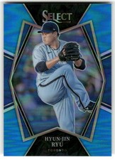 2022 Panini Select #190 Hyun-Jin Ryu Light Blue #/149