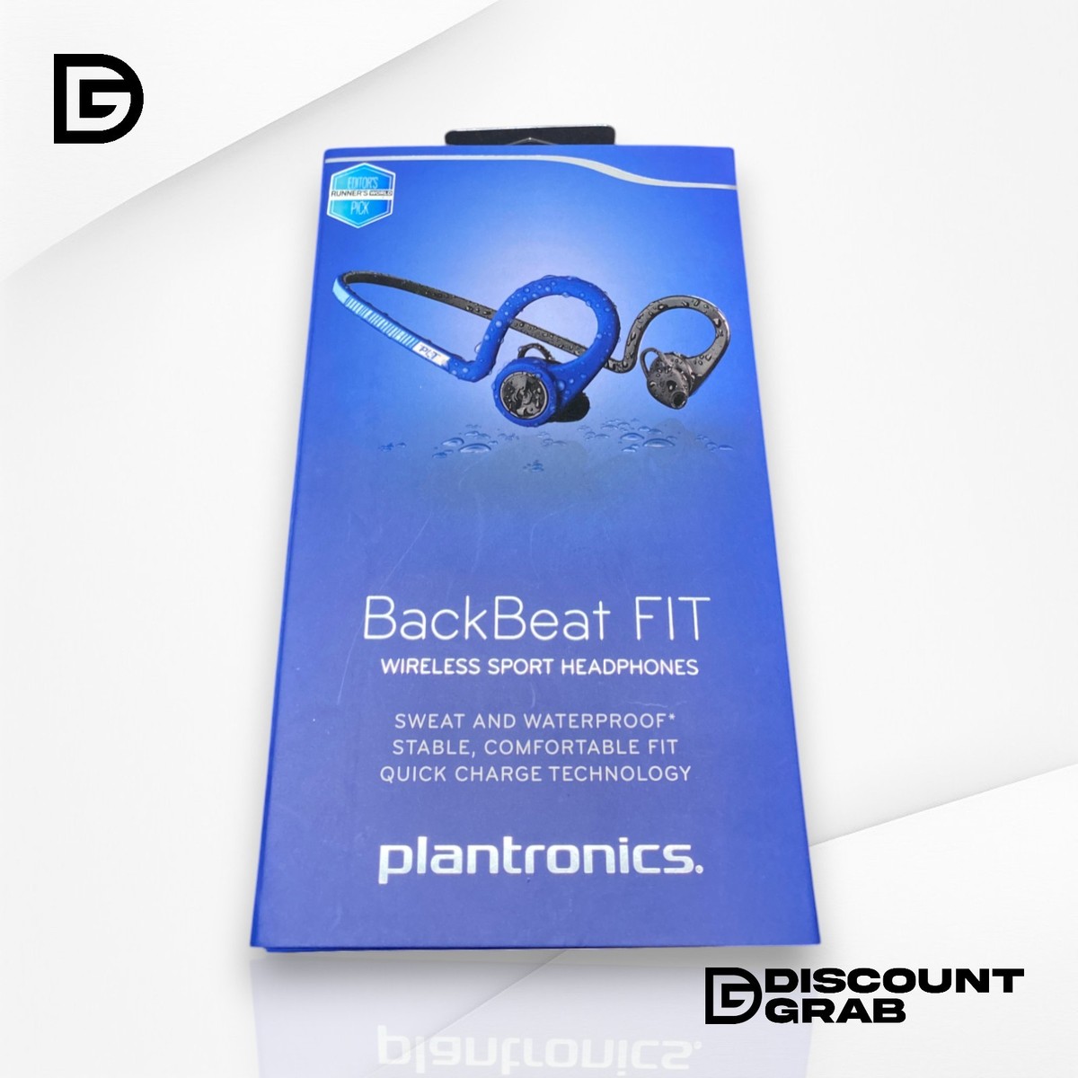 Plantronics BackBeat FIT Wireless Sport Headphones Blue Open Box