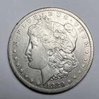 1880-CC Carson City Mint Morgan Silver Dollar VF+