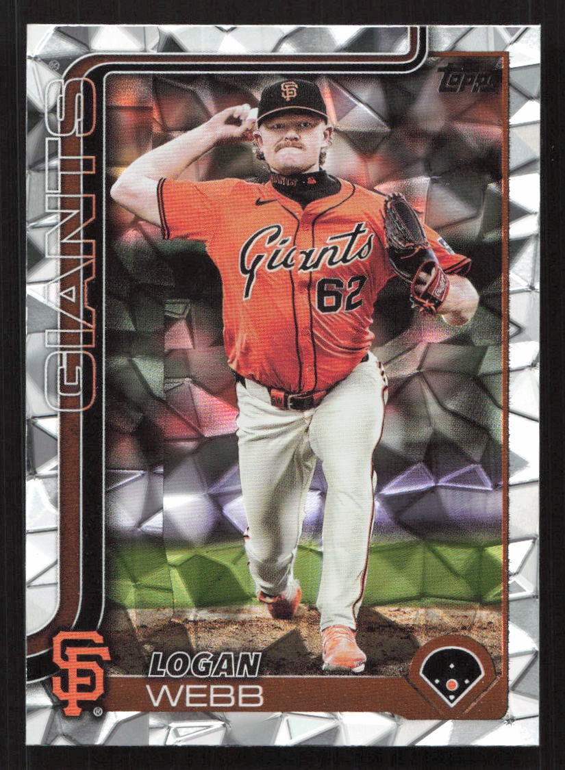 2025 Topps Logan Webb Diamante Foil #242 Card