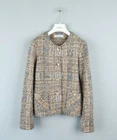AMINA RUBINACCI Womens Long Sleeve Wool Silk Buttons Sweater Size 42