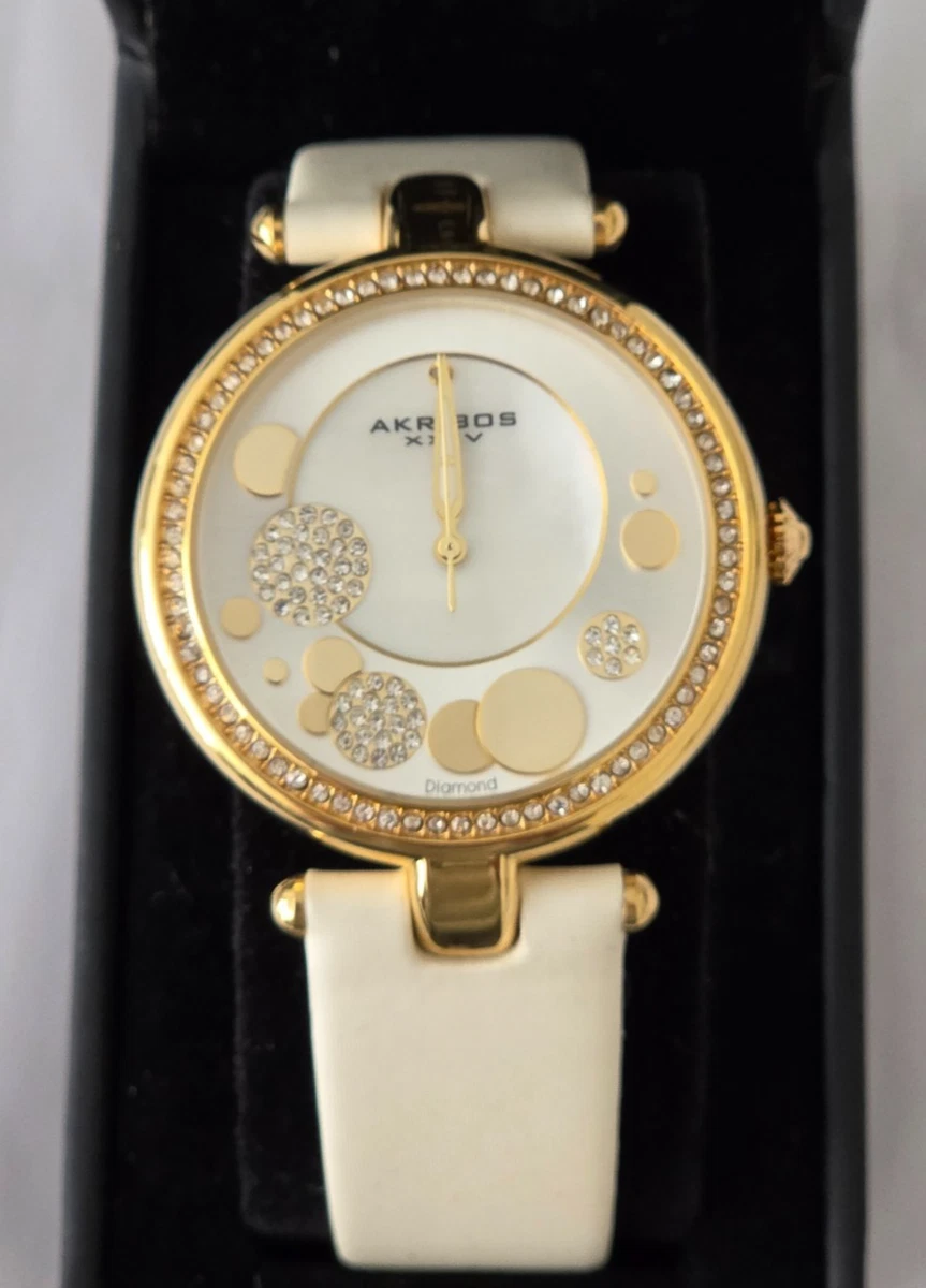 Akribos XXIV Women Diamond Accent Wristwatches for sale | eBay display picture 2