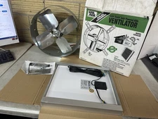 NEW Cool Attic Solar Powered Gable Mount Solar Powered Attic Ventilator CXSOLGB