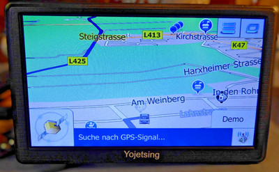 YoJetSing GPS Navigationssystem für Pkw 7 Zoll mit BA und OVP, gebraucht