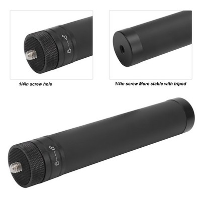 6 Aluminium Alloy Teleskopischer Triaxial Stabilizer Verlängerungsstab Selfie St