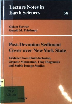 Post-devonian sediment cover over New York State : evidence from fluid-inclusion