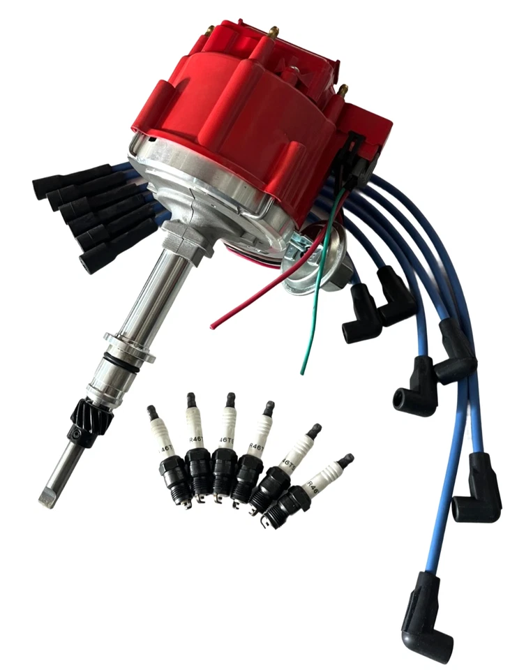 Distribuidor + Juego de cables + Bujías para Toyota Land Cruiser FJ40 FJ60 1960-1990 Foto 4 de 4