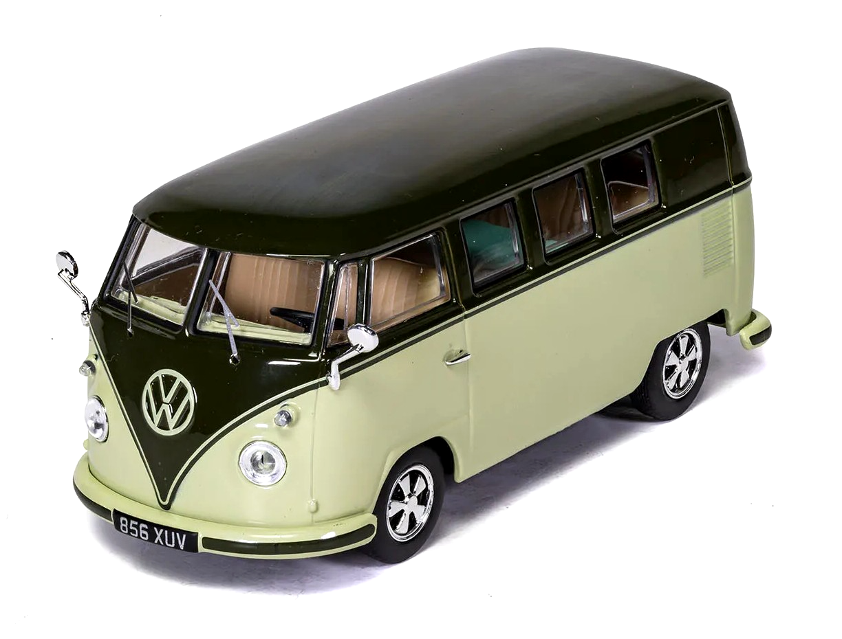 1:43 Scale Corgi VA14502 Volkswagen T1 Campervan - Palm & Sand Green - BNIB