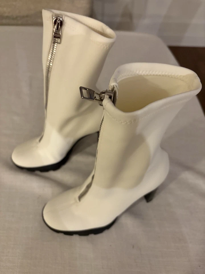 Alexander McQueen Scubba Boot White Women's Size 6 - Image 2 of 4