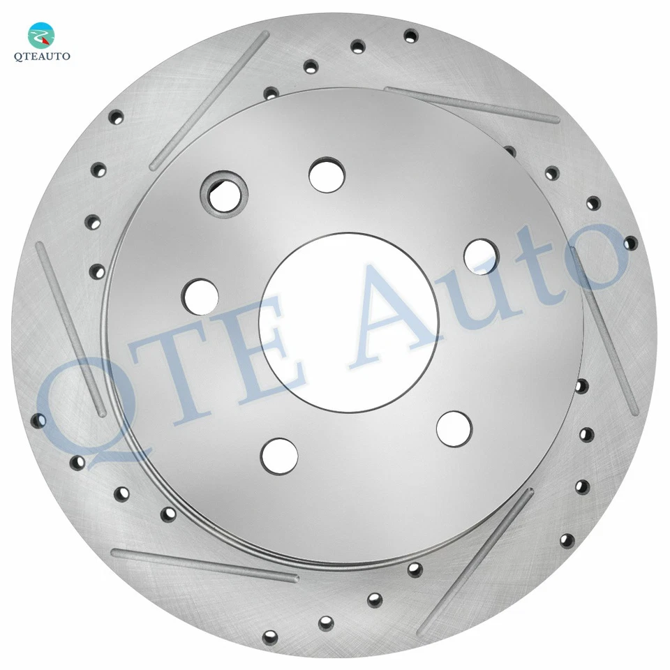 Juego de 4 rotores de disco de freno delanteros 296-traseros 291,5 perforados para Nissan Juke 2011-2017 Foto 4 de 4
