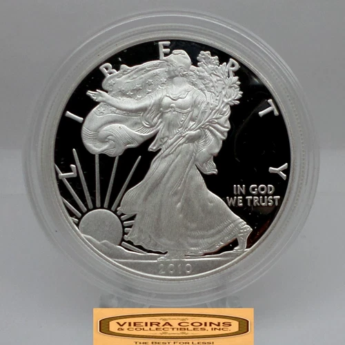 2010-W American Silver Proof Eagle 1 oz .999 Silver - #M58448NQ