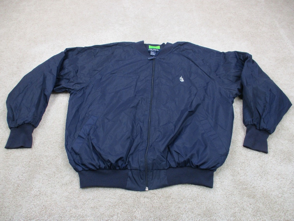 Nautica Jacket Adult Extra Large XL Blue Logo Sailing Casual 