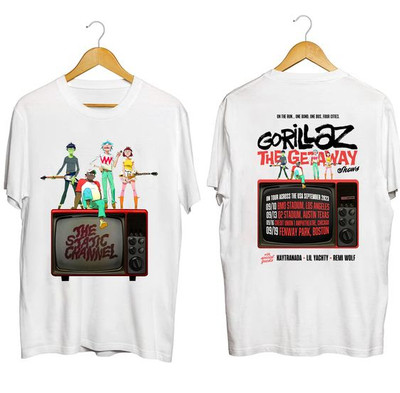 The Getaway Shows,Gorillaz The Getaway Shows 2023 Gorillaz Fan Shirt 2 Sided
