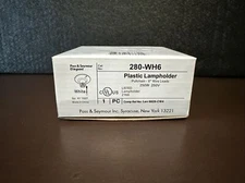 Pass & Seymour Legrand 280-WH6 Plastic Pullchain Light- 6" Wire Leads 250W