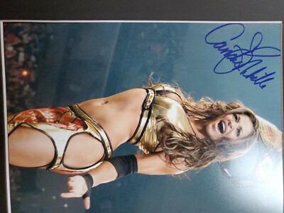 Candice Michelle Signed 8x10.WWE SENSATION BEAUTIFUL BODY! MATTE