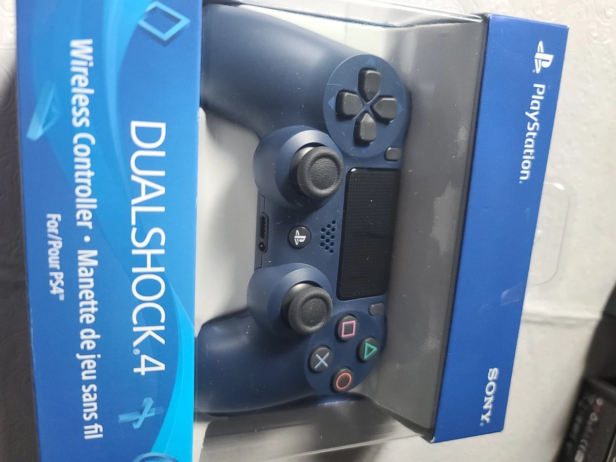 joypad wireless dualshock sony ps4 midnight blu