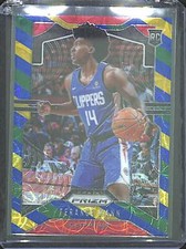 2019-20 Panini Prizm Red Green Yellow Prizm Rookie #296 Terance Mann