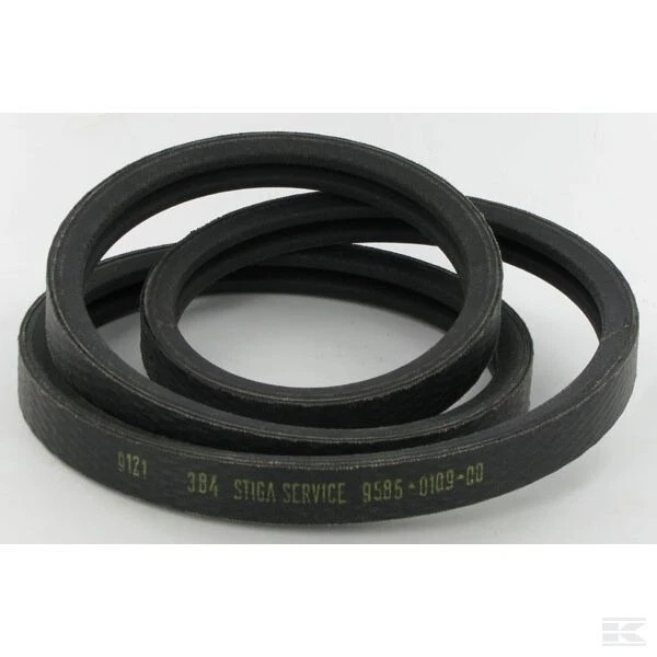Lawn mower belt cross clearance reference