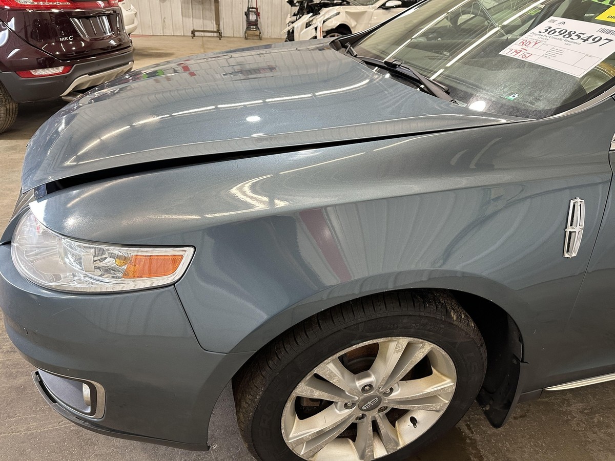 09-12 LINCOLN MKS DRIVER LEFT FRONT SIDE FENDER STEEL BLUE PAINT