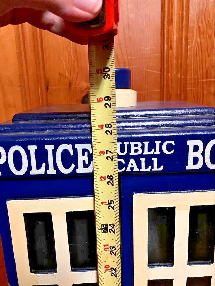 DOCTOR WHO 30" Tardis with 3 Shelves HTF rare eBay