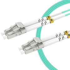 LC to LC Fiber Patch Cable OM3 1M/3ft Fiber Patch Cable Cord LSZH 10GB Duplex...