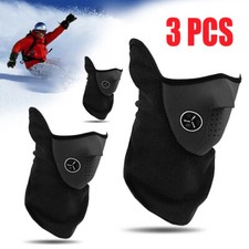 3 PACK Winter Windproof Face Mask Face Cover Fleece THERMAL Mask for Men Women
